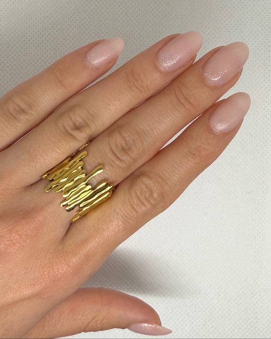 Bague "Charlie" en acier inoxydable