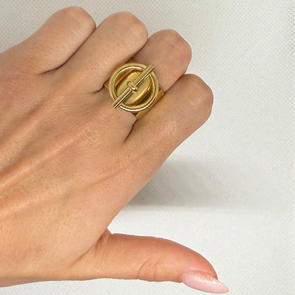 Bague "Romy" en acier inoxydable