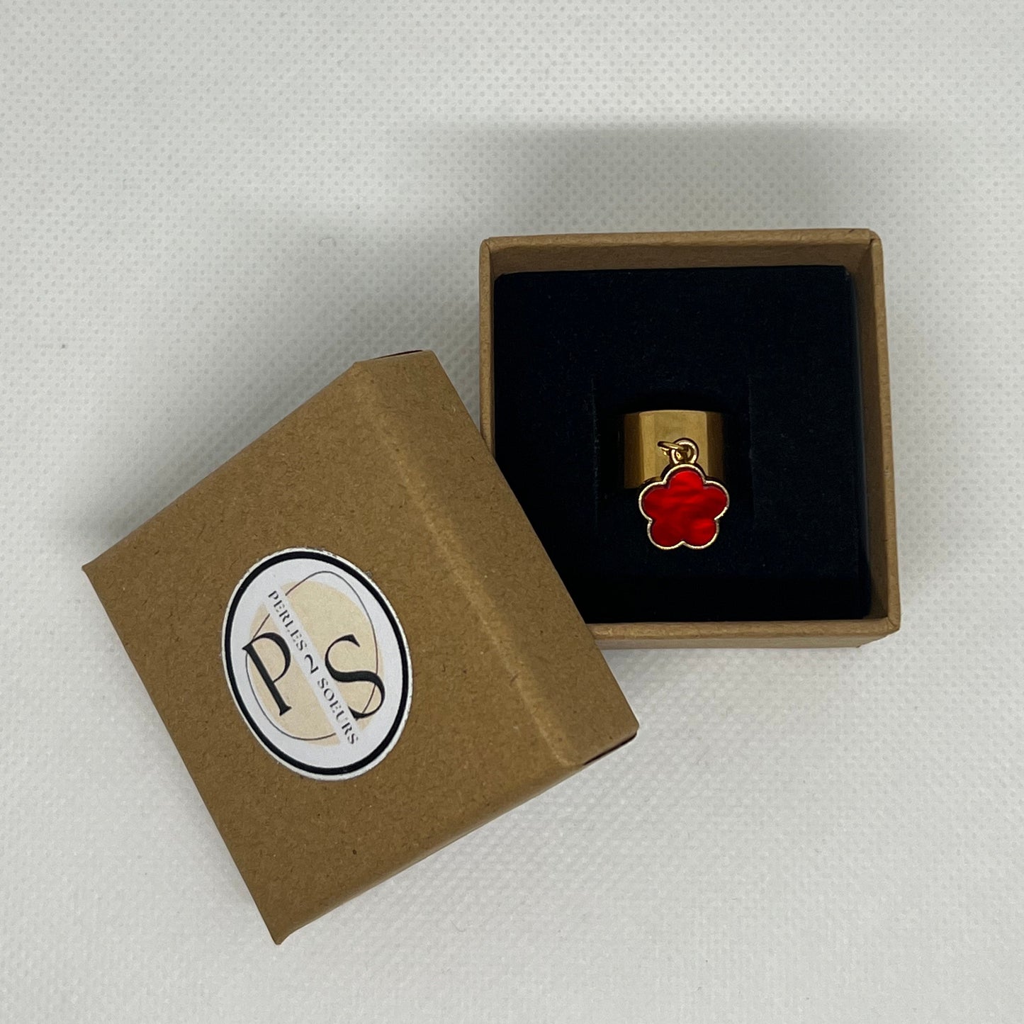 Bague "Lison" en acier inoxydable